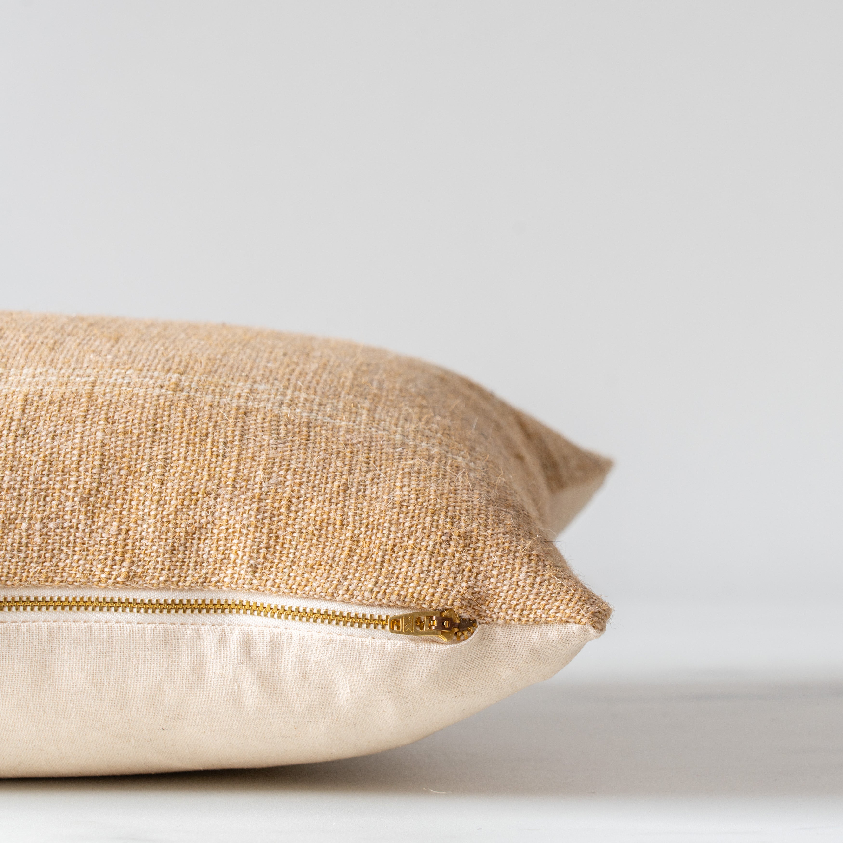 Fawn Bhujodi Pillow Cover 1 - PILLOWS - Bhujodi - neutral Rug & Weave Pillows