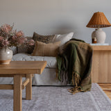 Fawn Bhujodi Fringe Pillow Cover