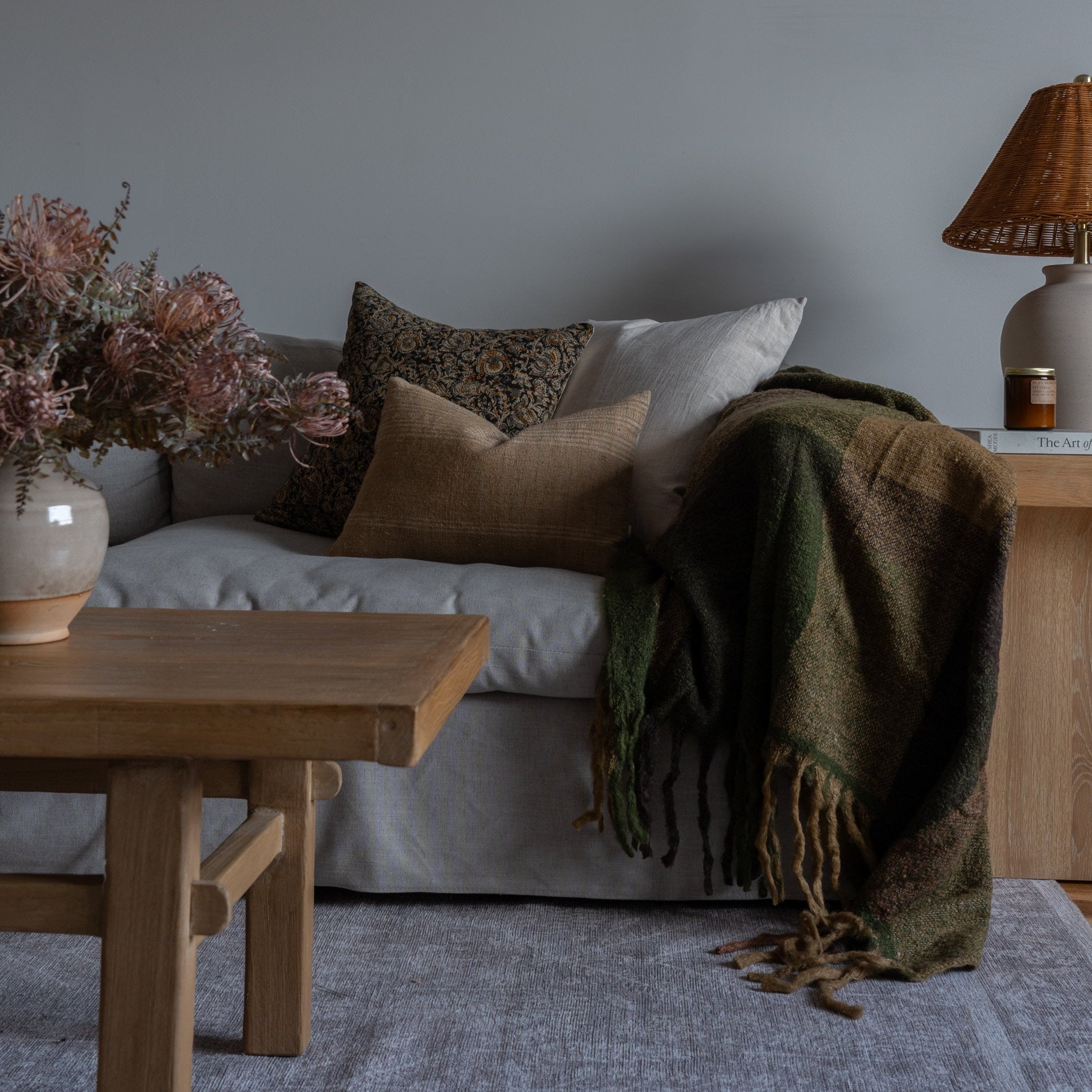 Fawn Bhujodi Pillow Cover 1 - PILLOWS - Bhujodi - neutral Rug & Weave Pillows