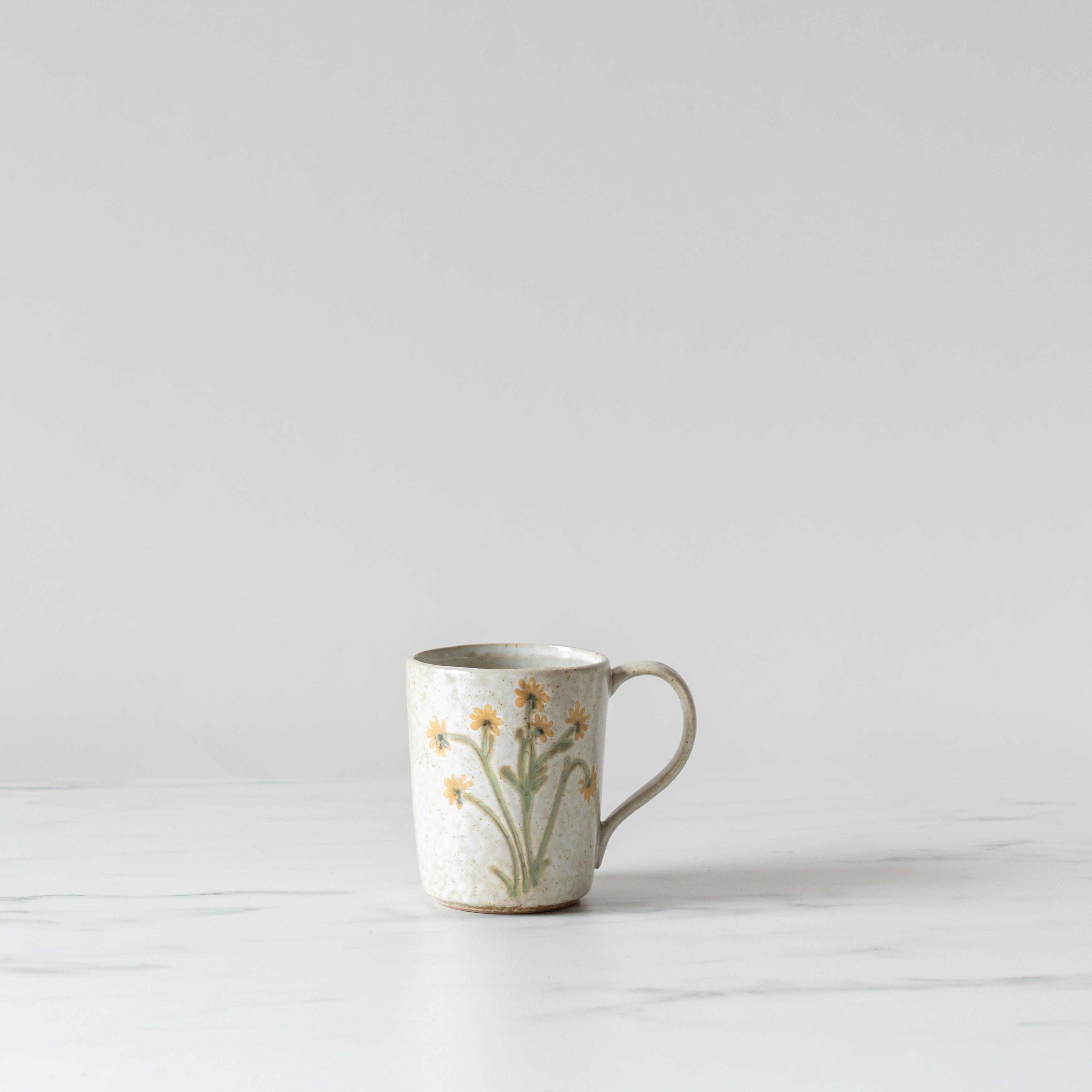 Rug & Weave - Yellow Daisy Stoneware Botanicals Mug