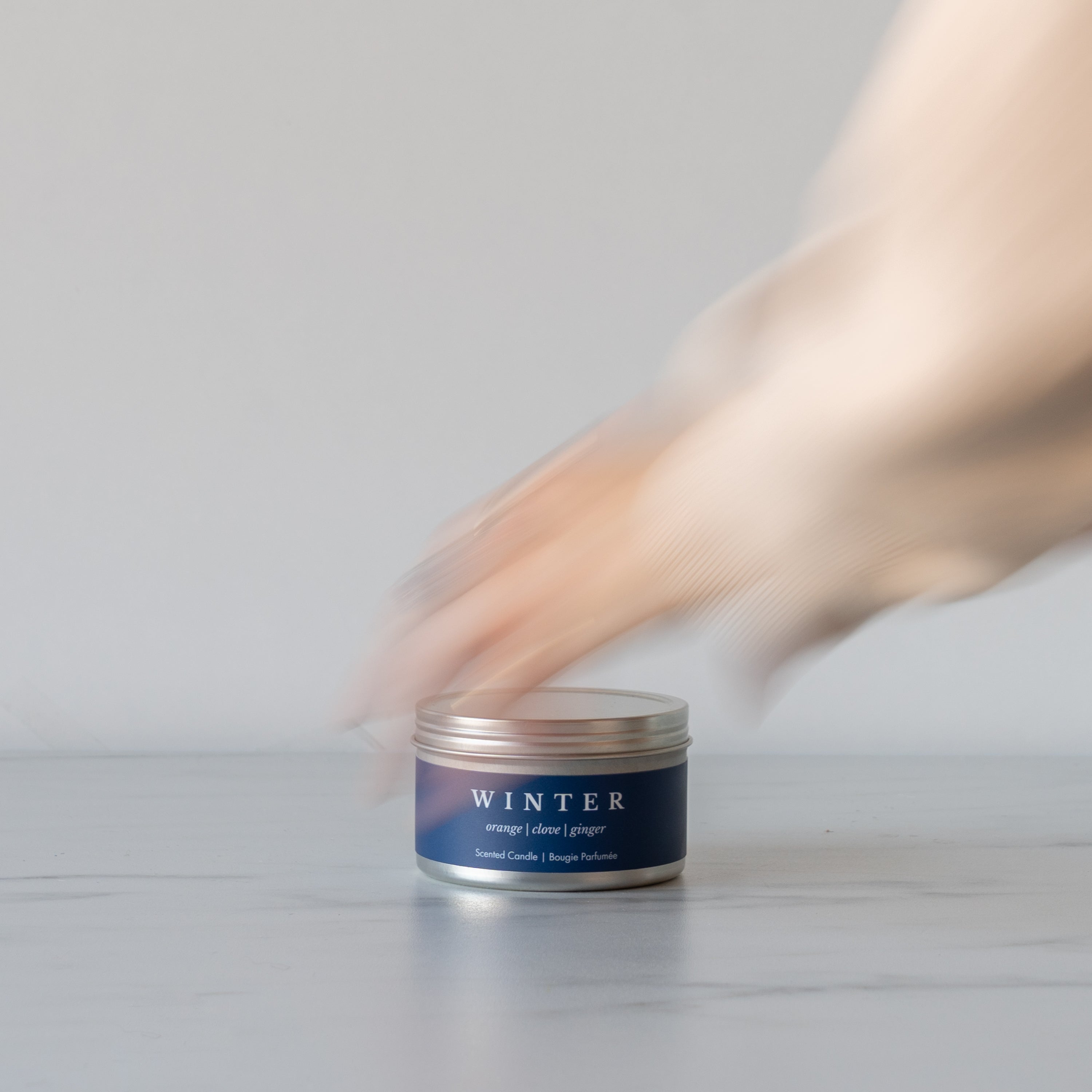 Travel Winter Candle by Brightfield candle Brightfield