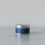Travel Winter Candle by Brightfield candle Brightfield