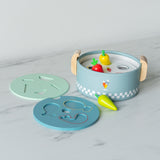 Playful Wooden Cooking Pot
