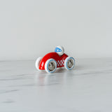Red Rally Car