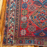 4'3" x 5'8" Antique Caucasian Rug