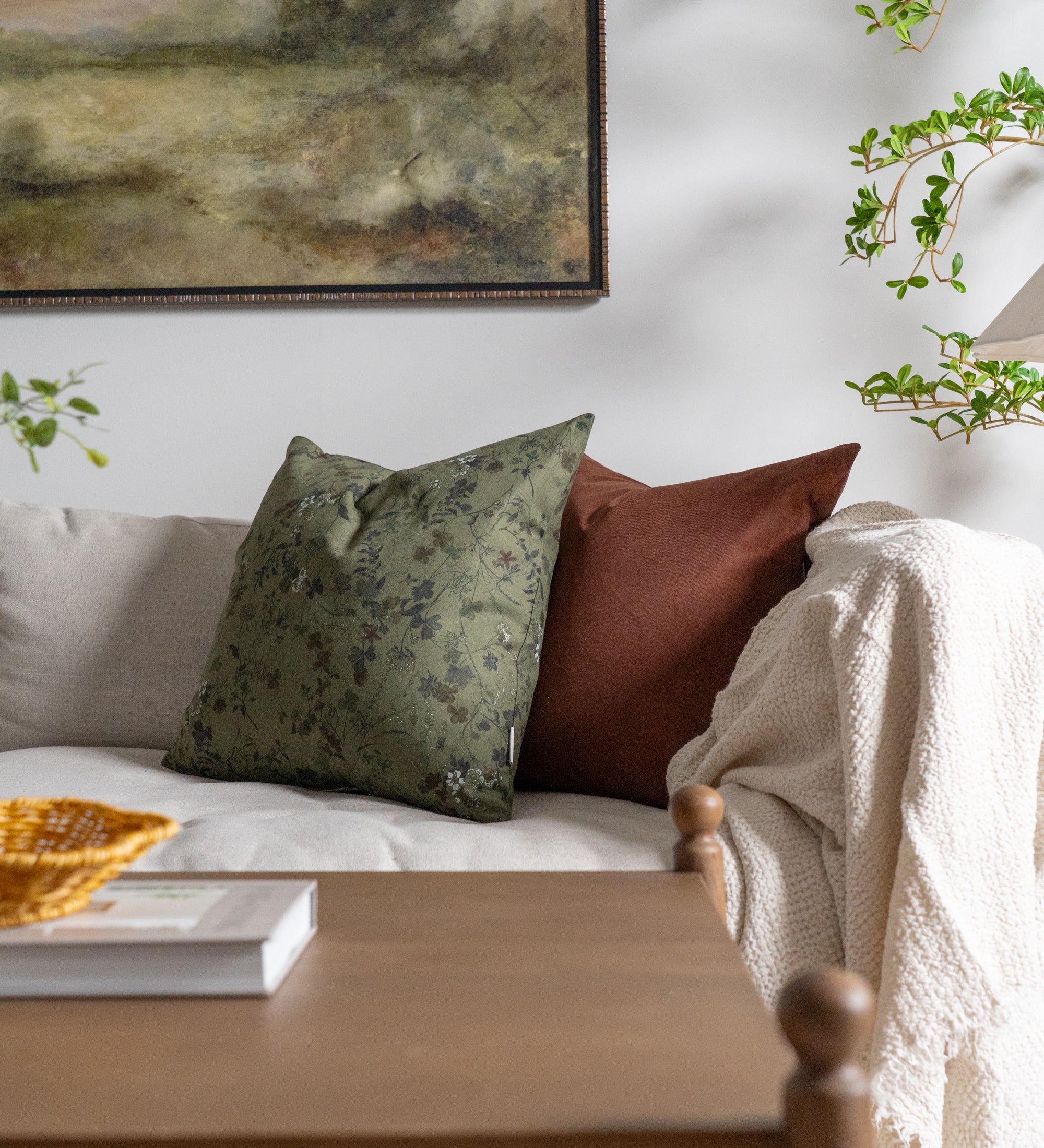 Reina Pillow Cover 1 - PILLOWS - essentials - neutral Rug & Weave Pillows