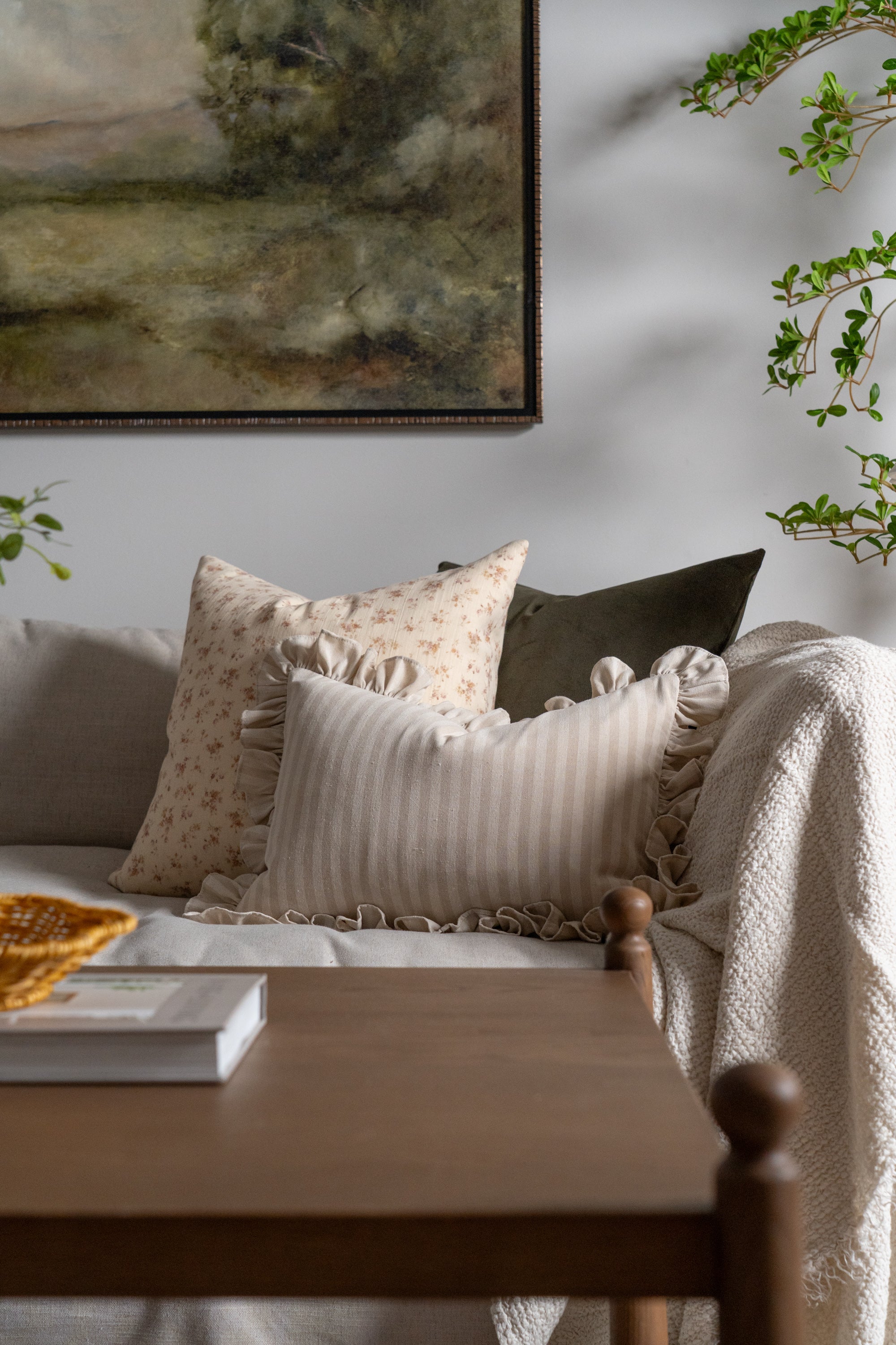 Camille Pillow Cover 1 - PILLOWS - essentials - neutral Rug & Weave Pillows