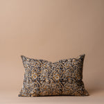 Aja Floral Pillow Cover 00-1 - PILLOWS - block print - neutral Rug & Weave Pillows 14" x 20"