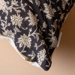 Mica Floral Pillow Cover 00-1 - PILLOWS - block print - neutral Rug & Weave Pillows