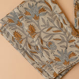 Floral Hand Block Napkin Set
