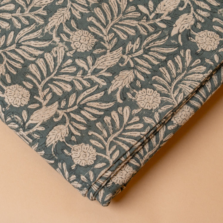 Earthy Botanicals Block Print Tablecloth table cloth Indaba