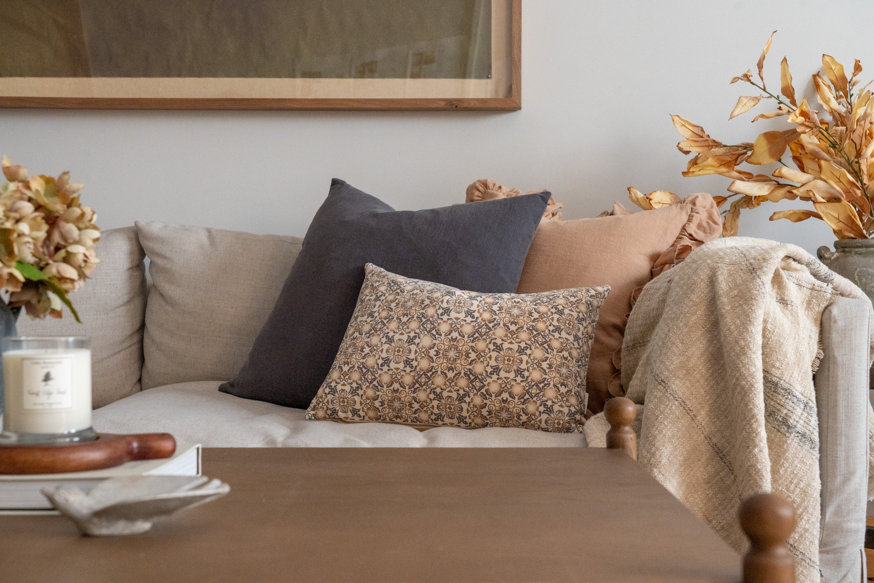 Marion Pillow Cover 1 - PILLOWS - Thai - neutral Rug and Weave Pillows