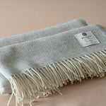 Grey Clouds Wool Blanket blanket McNutt