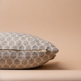 Dolly Block Print Pillow Cover - Double Sided 1 - PILLOWS - block print - neutral ORNA HOUSE