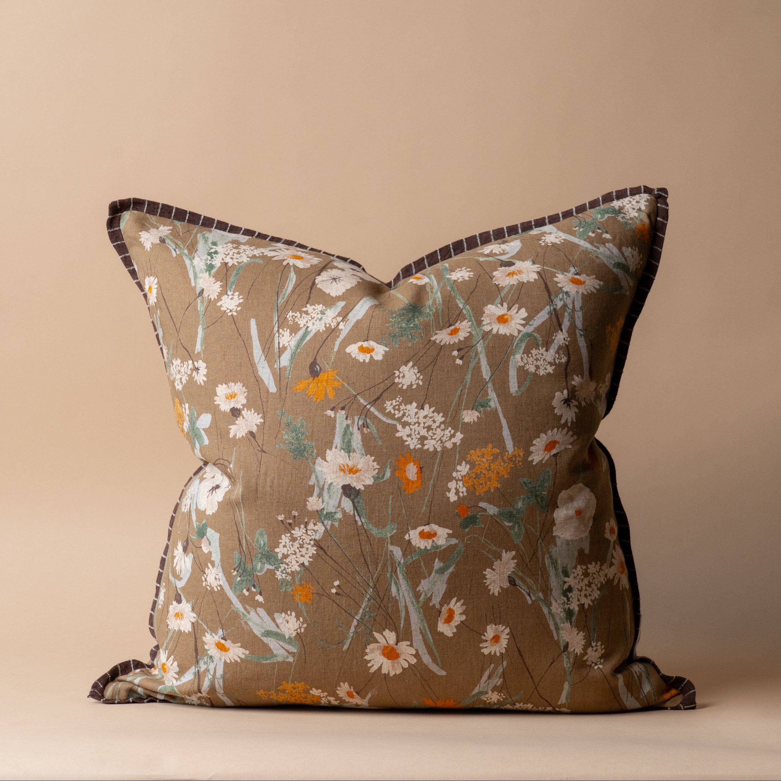 Mackie Pillow Cover 2 - PILLOWS - Linen - warm Rug & Weave Pillows