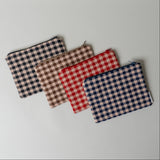 Everyday Gingham Zipper Pouch