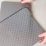 Quilted Gingham Laptop Sleeve