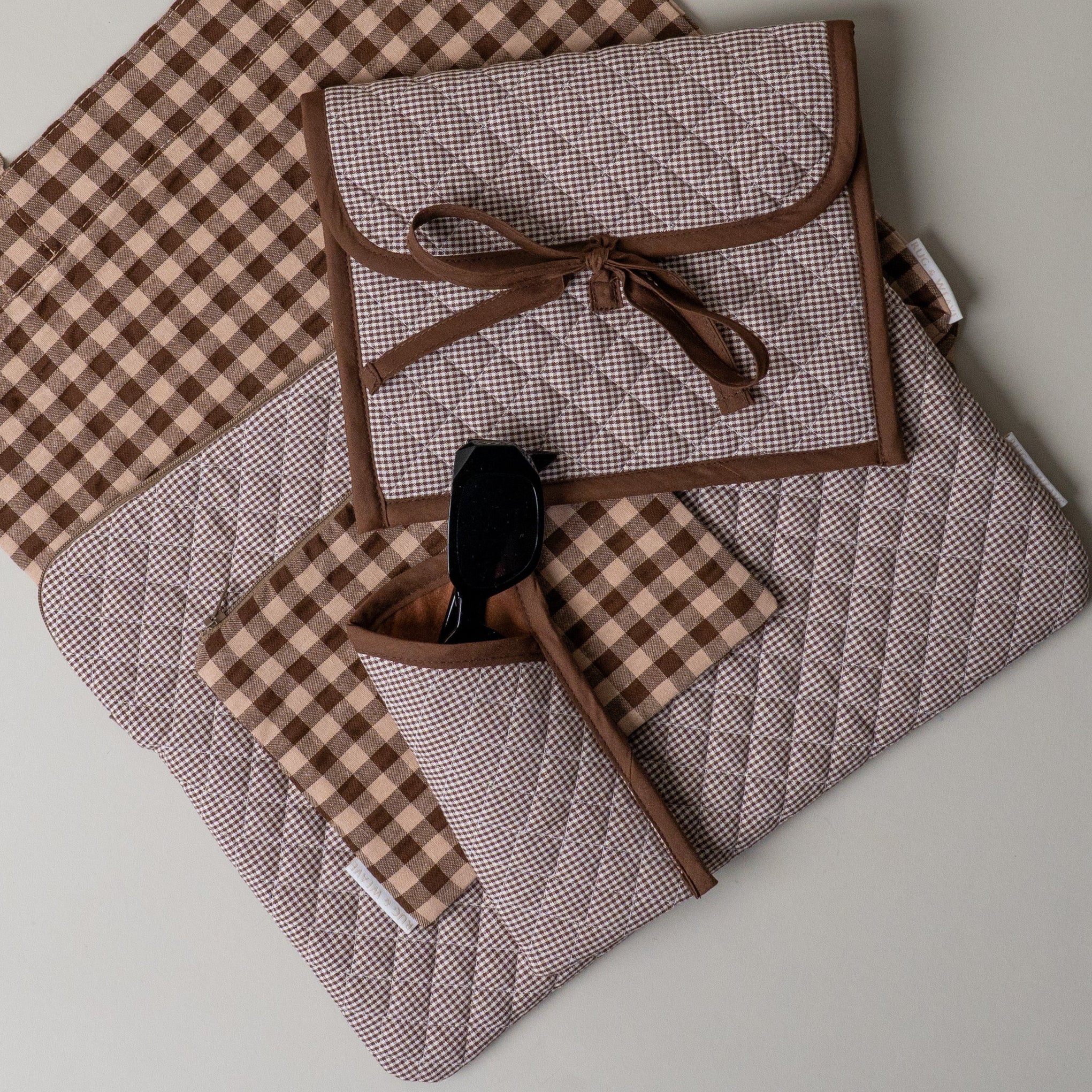 Everyday Gingham Tote Bag reusable bag Rug and Weave Pillows