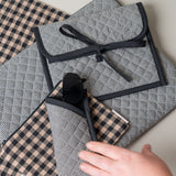 Quilted Gingham Glasses Sleeve