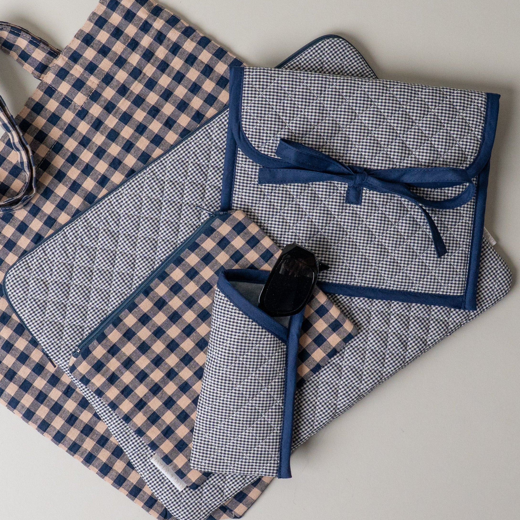 Everyday Gingham Tote Bag reusable bag Rug and Weave Pillows