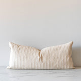 Millie Long Lumbar Pillow Cover 1 - PILLOWS - Thai - neutral Rug & Weave Pillows