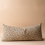 Tillie Long Lumbar Pillow Cover 1 - PILLOWS - block print - neutral Rug & Weave Pillows
