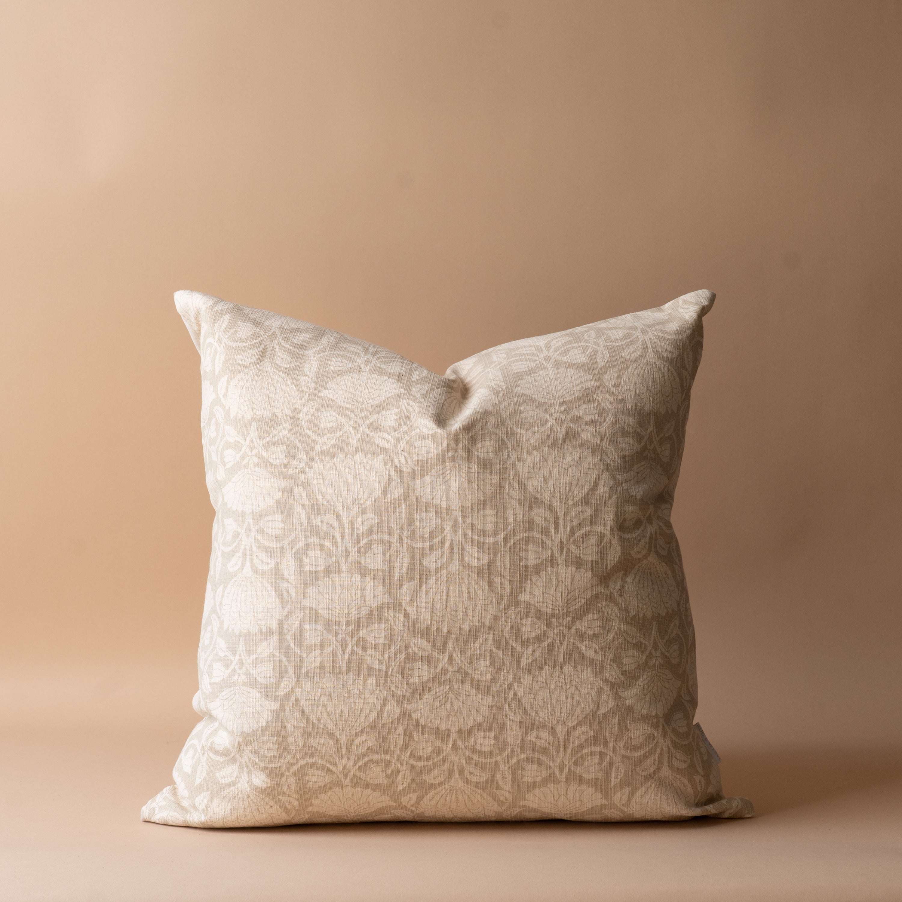 Lotus Pillow Cover 1 - PILLOWS - Thai - neutral Rug & Weave Pillows