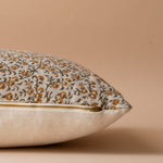 Tillie Long Lumbar Pillow Cover 1 - PILLOWS - block print - neutral Rug & Weave Pillows