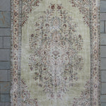 5'5" x 8'11" Vintage Oushak Rug RUGS - vintage Rug & Weave Rugs