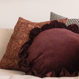 Ruby Ruffle Pillow 2 - PILLOWS - essentials - warm Rug and Weave Pillows