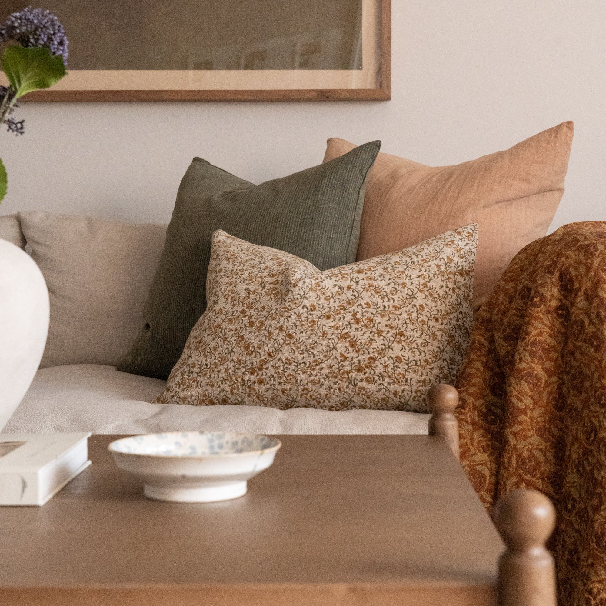 Oren Pillow Cover 3 - PILLOWS - linen - cool Rug & Weave Pillows