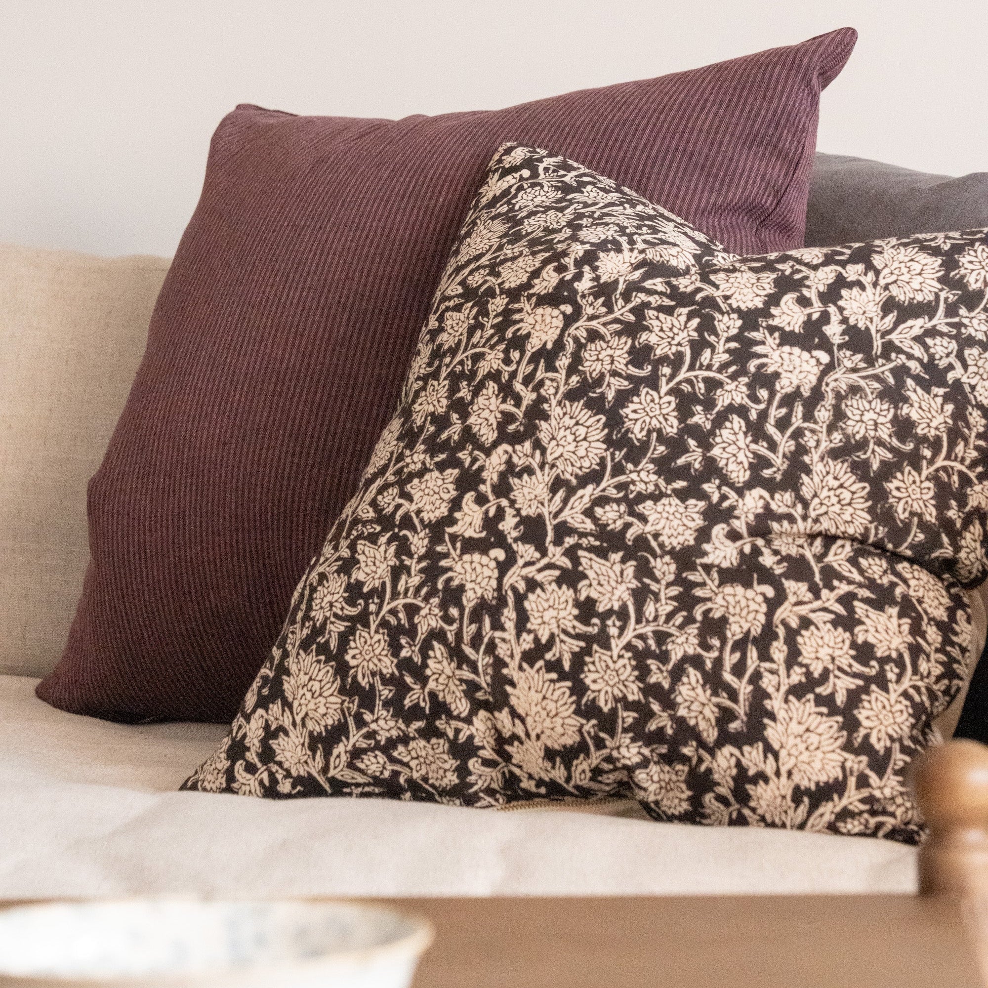 Elsa Pillow Cover 2 - PILLOWS - Linen - warm Rug & Weave Pillows