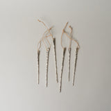 Mercury Glass Icicle Ornament Set