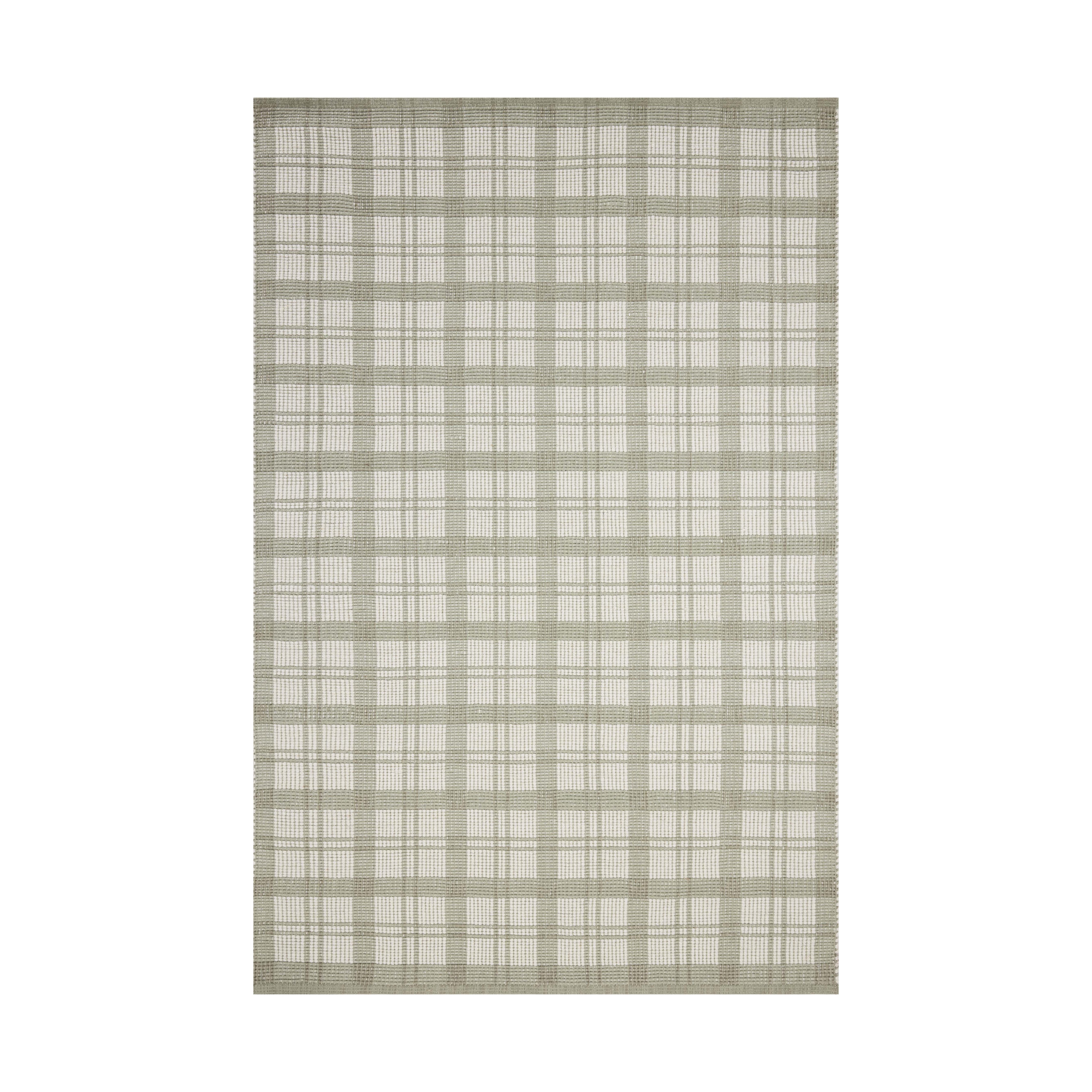 Magnolia Home by Joanna Gaines x Loloi Ryder Sage / Ivory Rug RUGS - cotton Loloi 18" x 18" sample