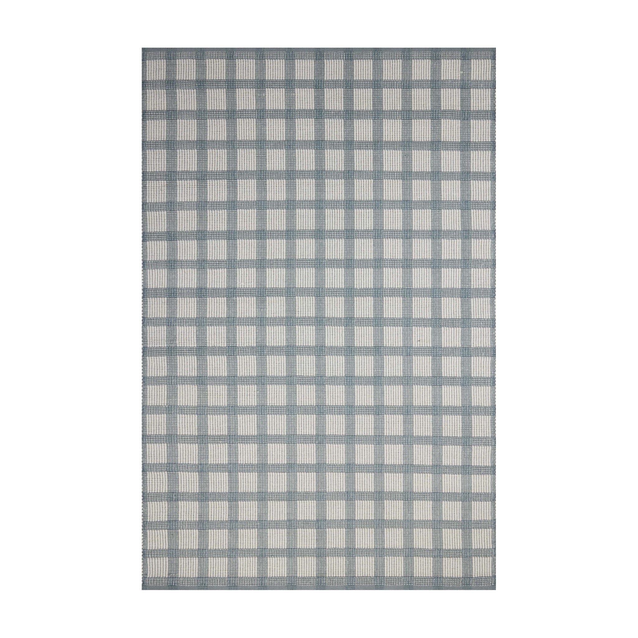 Joanna Gaines x Loloi Ryder Blue / Ivory Rug RUGS - wool Loloi 18" x 18"