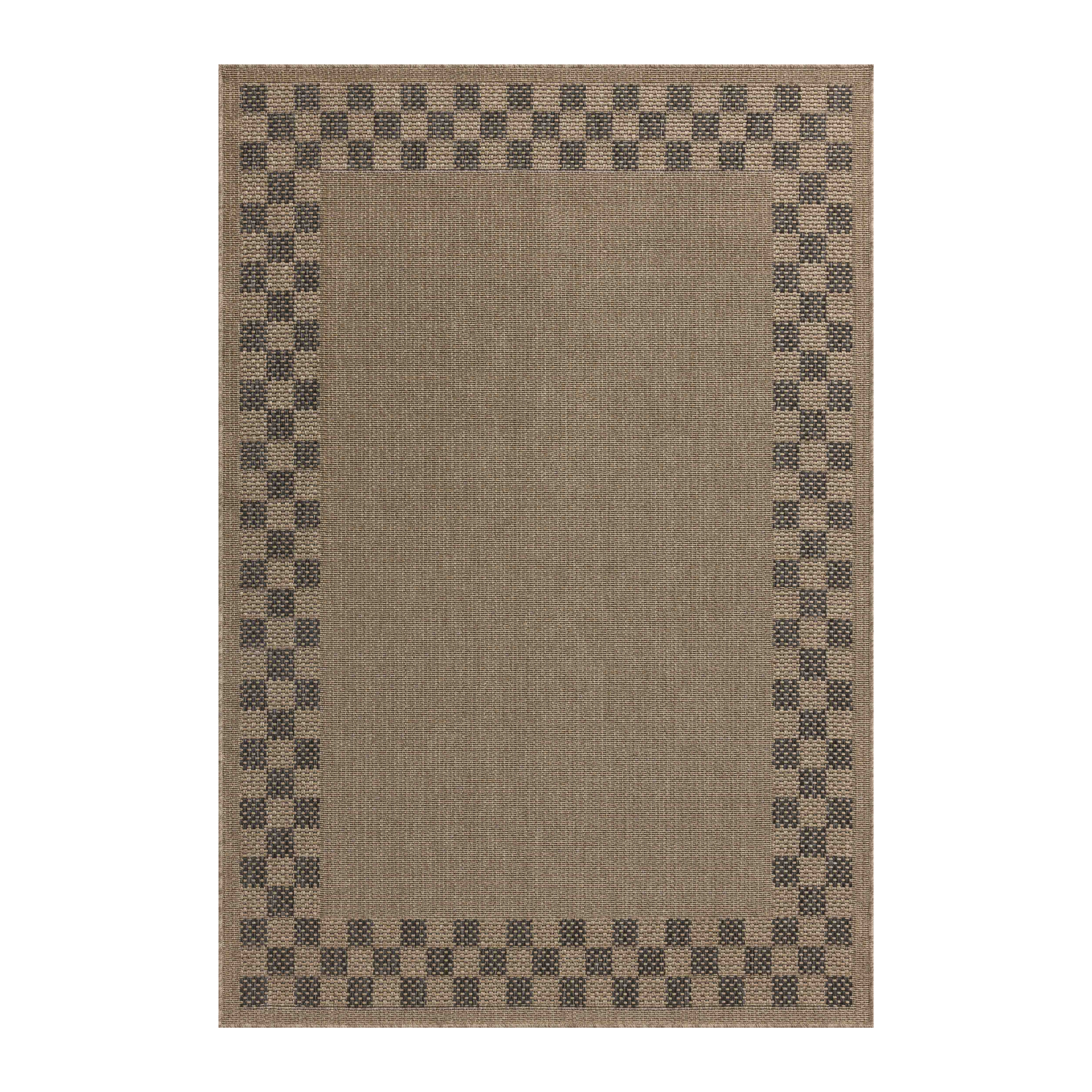 Chris Loves Julia x Loloi Providence Natural / Charcoal Rug RUGS - outdoor Loloi