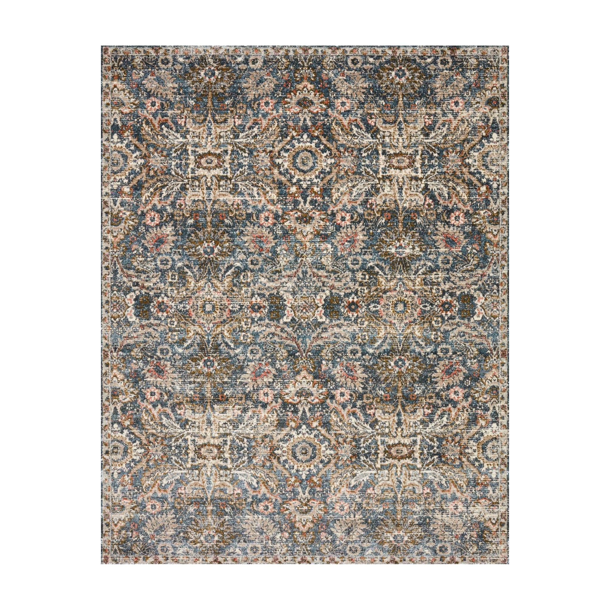 Loloi Saban Blue / Sand Rug Loloi 18" x 18"
