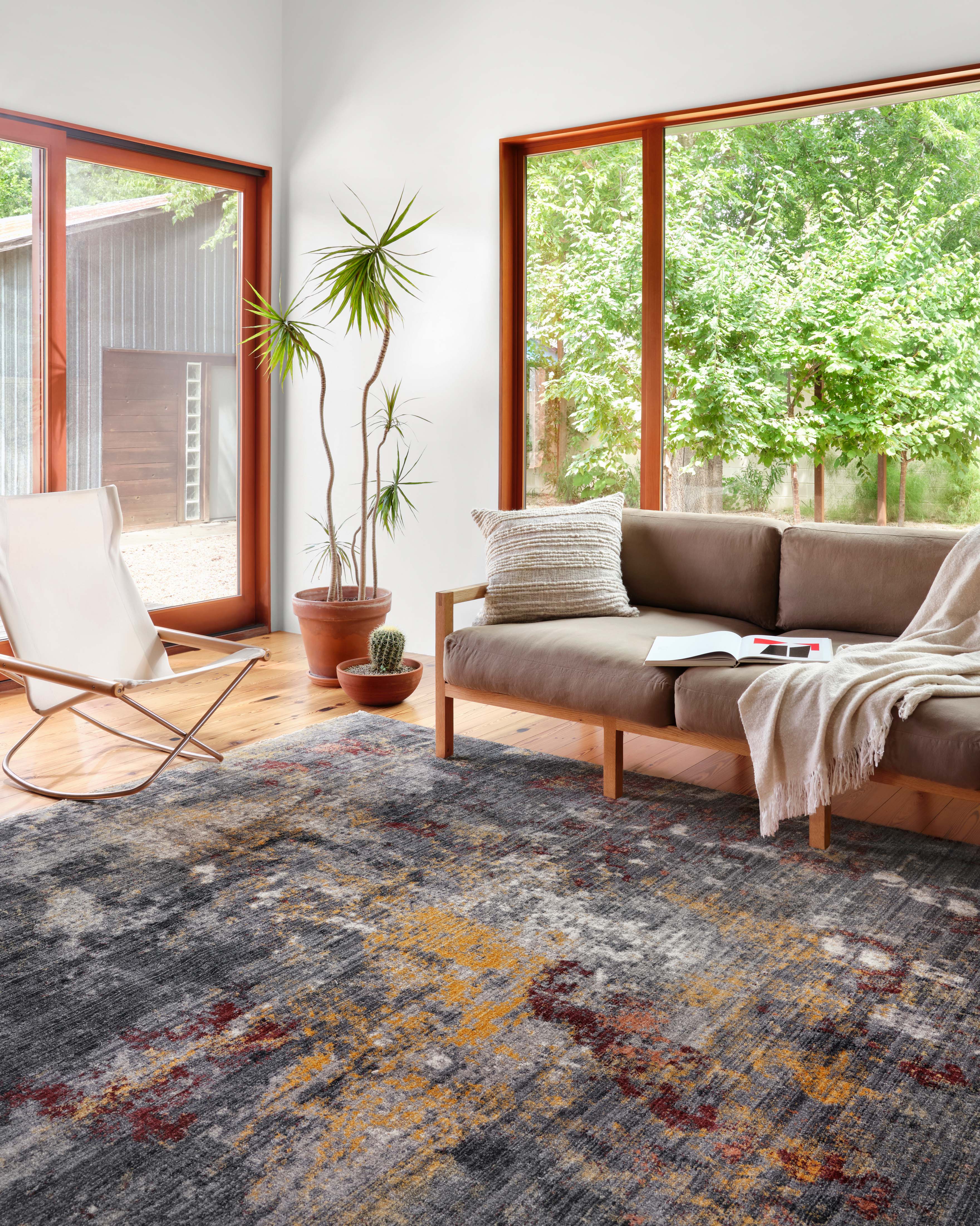 Loloi Samra Dk. Grey / Spice Rug Loloi