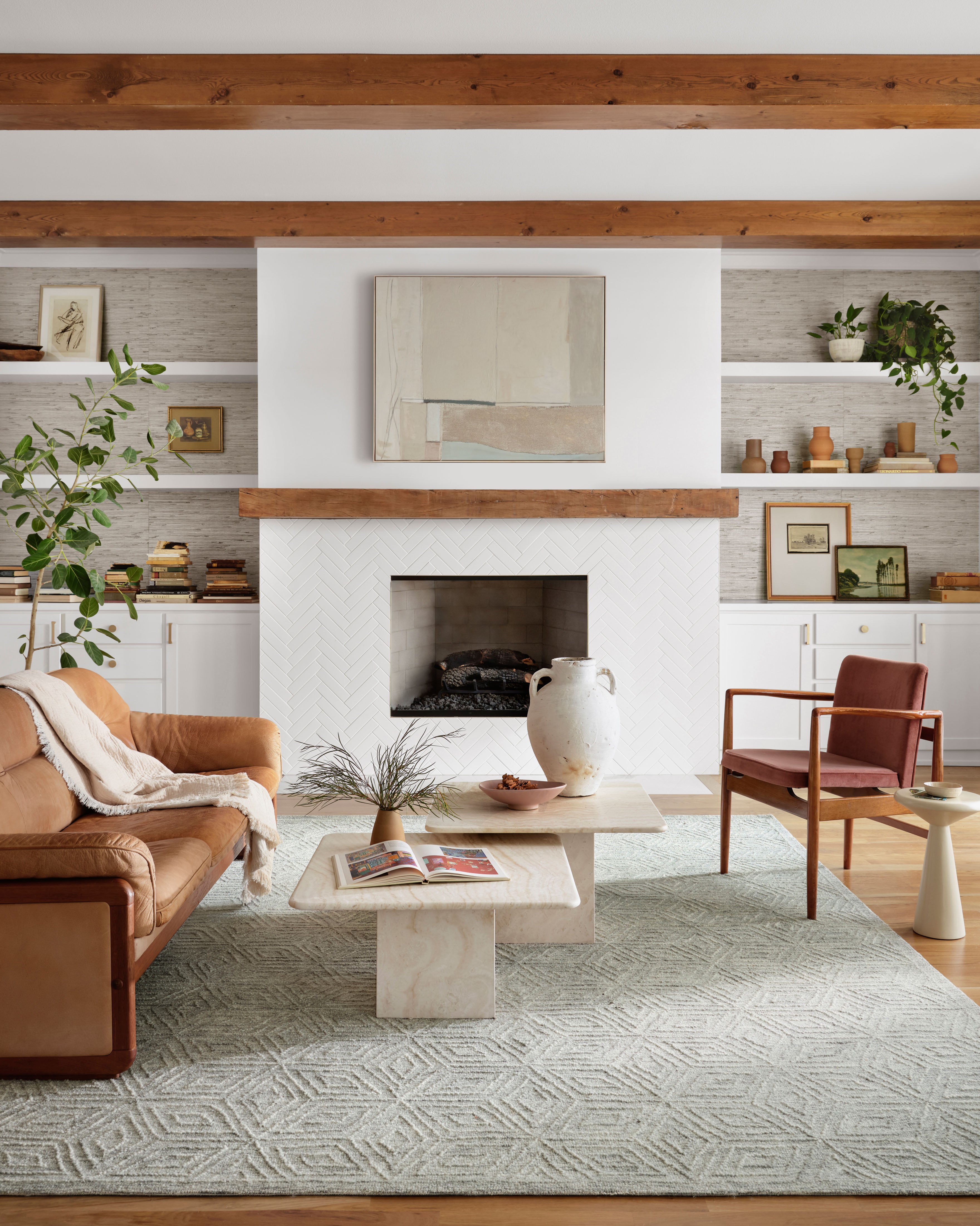 Magnolia Home By Joanna Gaines x Loloi Sarah Sky Rug RUGS - wool Loloi