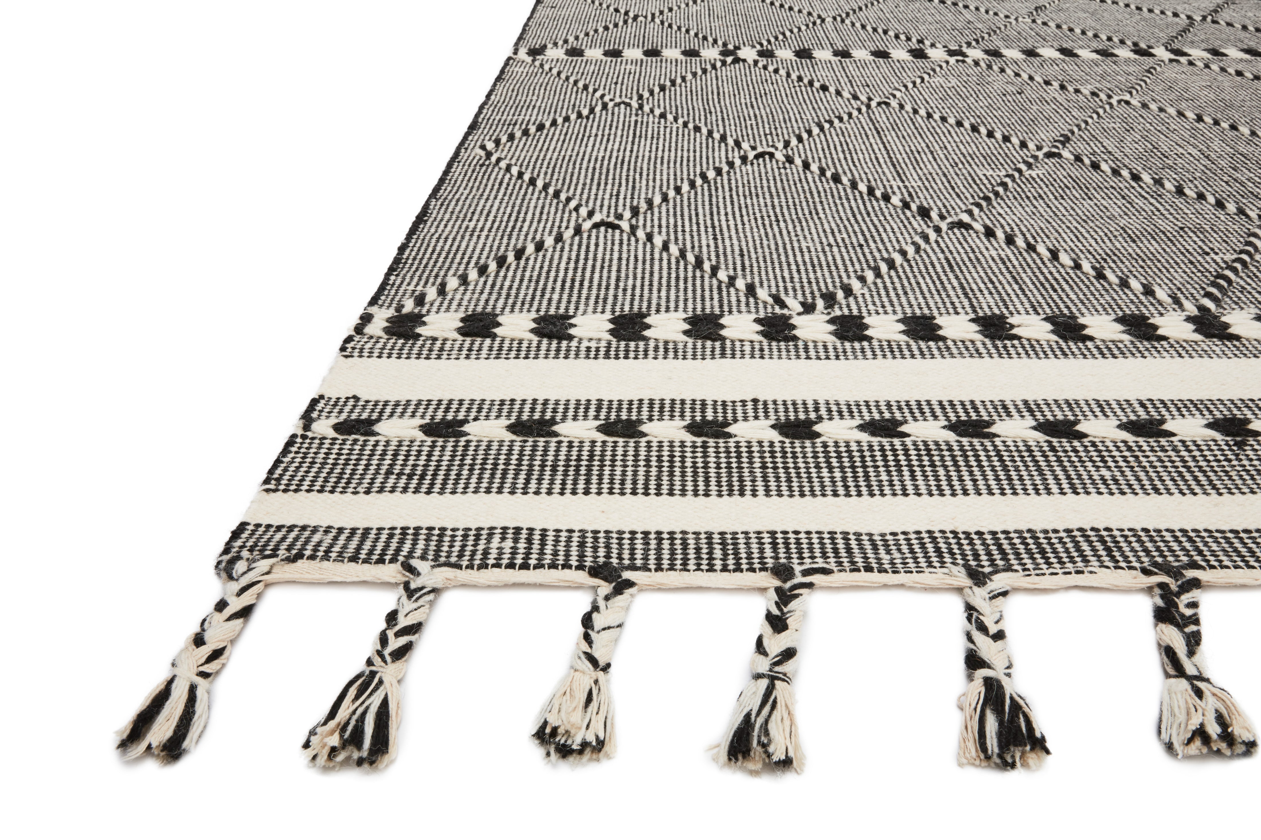 Loloi Sawyer Black Rug RUGS - wool Loloi