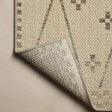 Loloi Saylor Ivory / Pebble Indoor/Outdoor Rug RUGS - synthetic Loloi