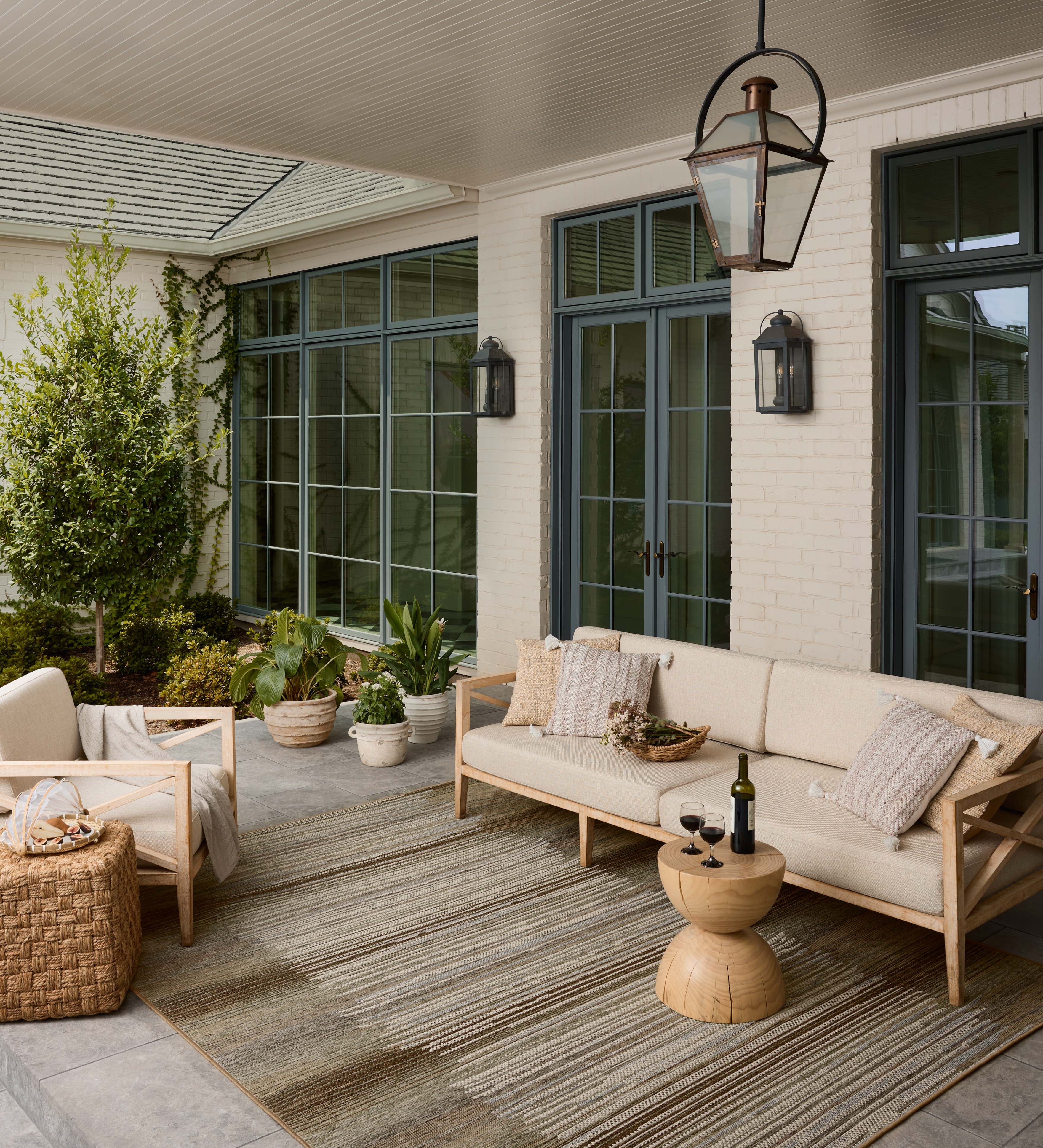 Loloi Saylor Earth / Natural Indoor/Outdoor Rug RUGS - synthetic Loloi