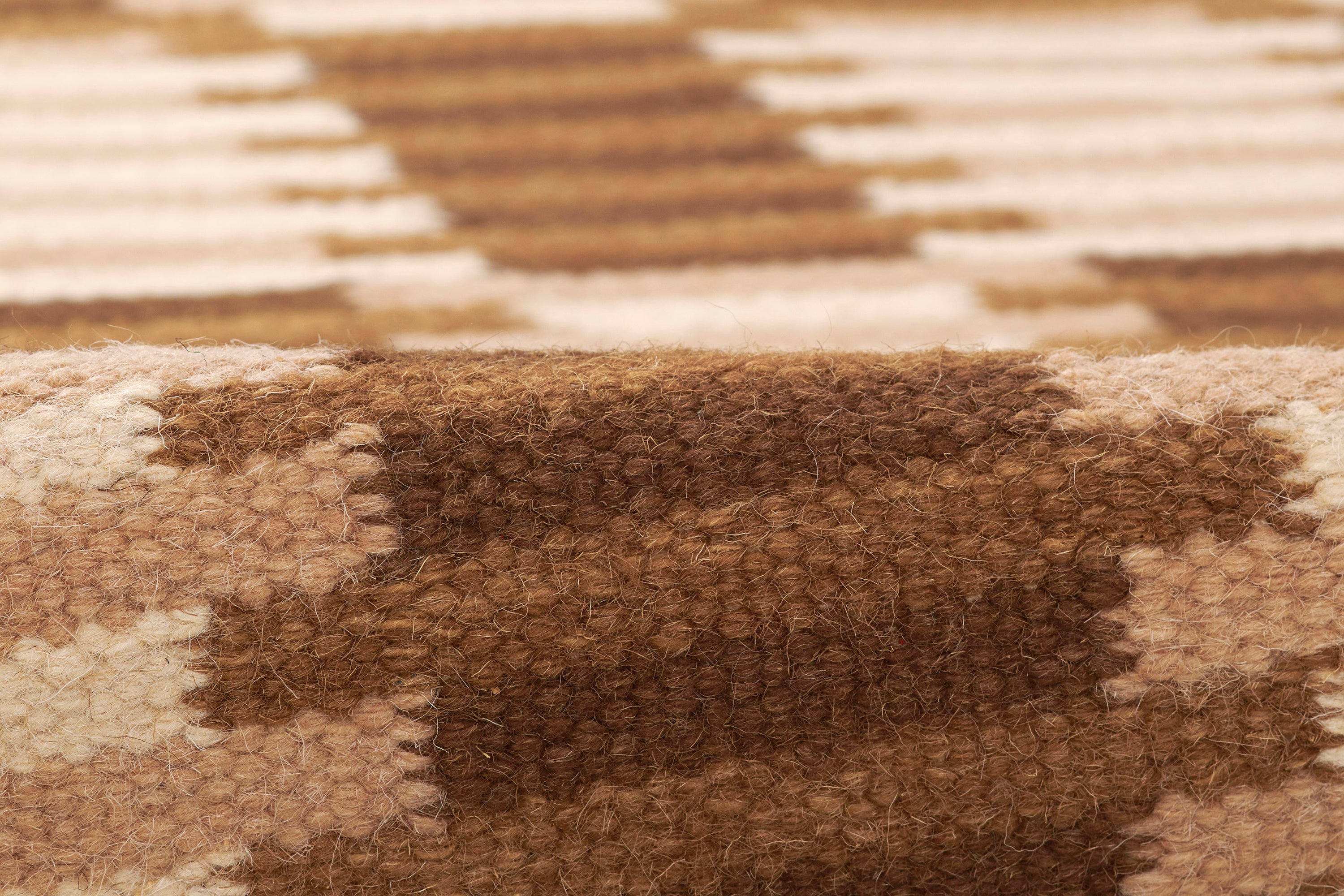 Santi Checkered Hand Woven Rug RUGS - wool Momeni