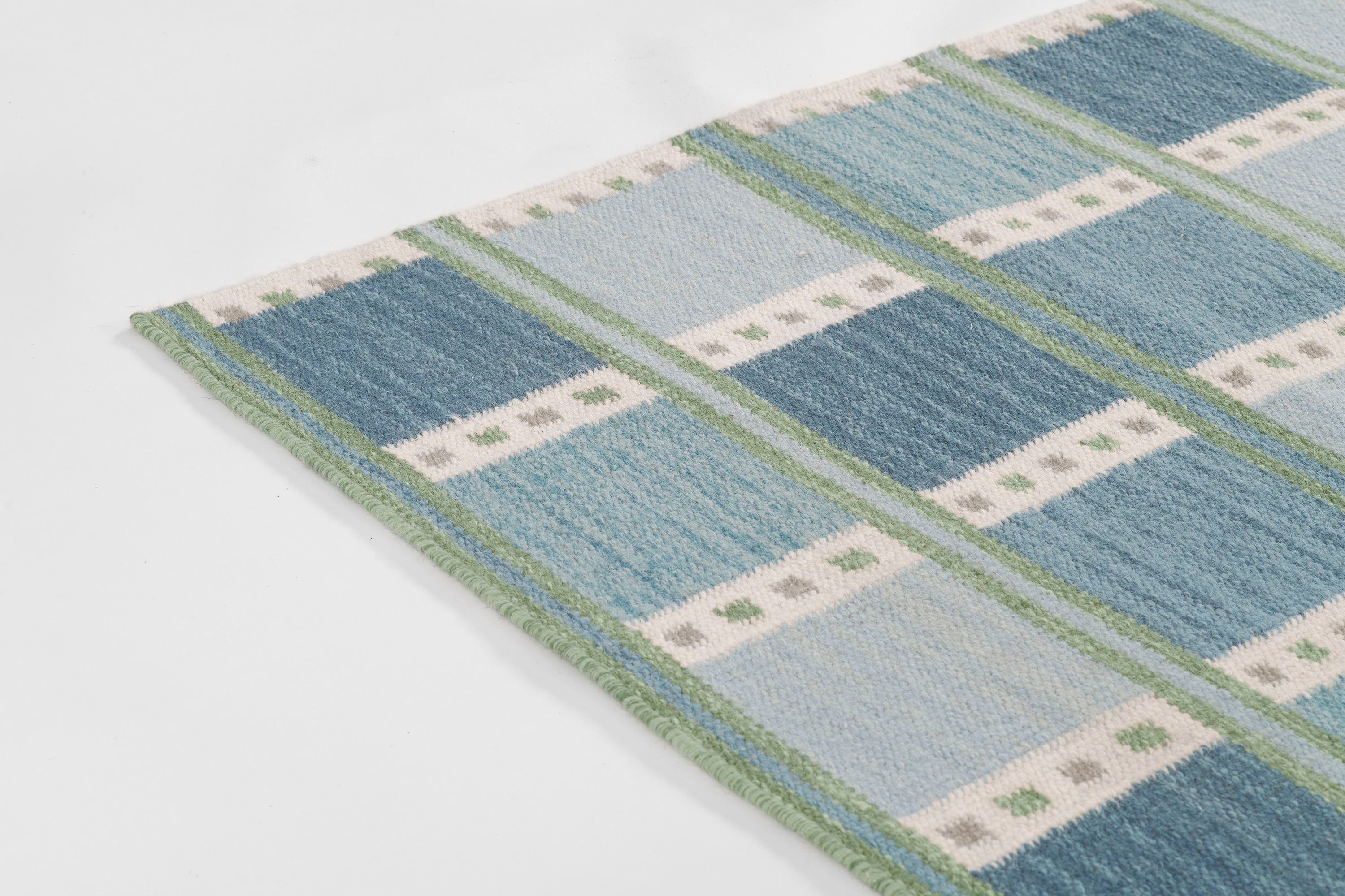 Santi Squares Hand Woven Rug RUGS - wool Momeni