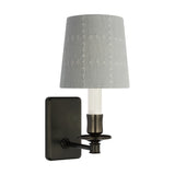 Tara Small Sconce LIGHTING - sconce Visual Comfort Bronze 4" x 5" x 5" Sky Elin Check