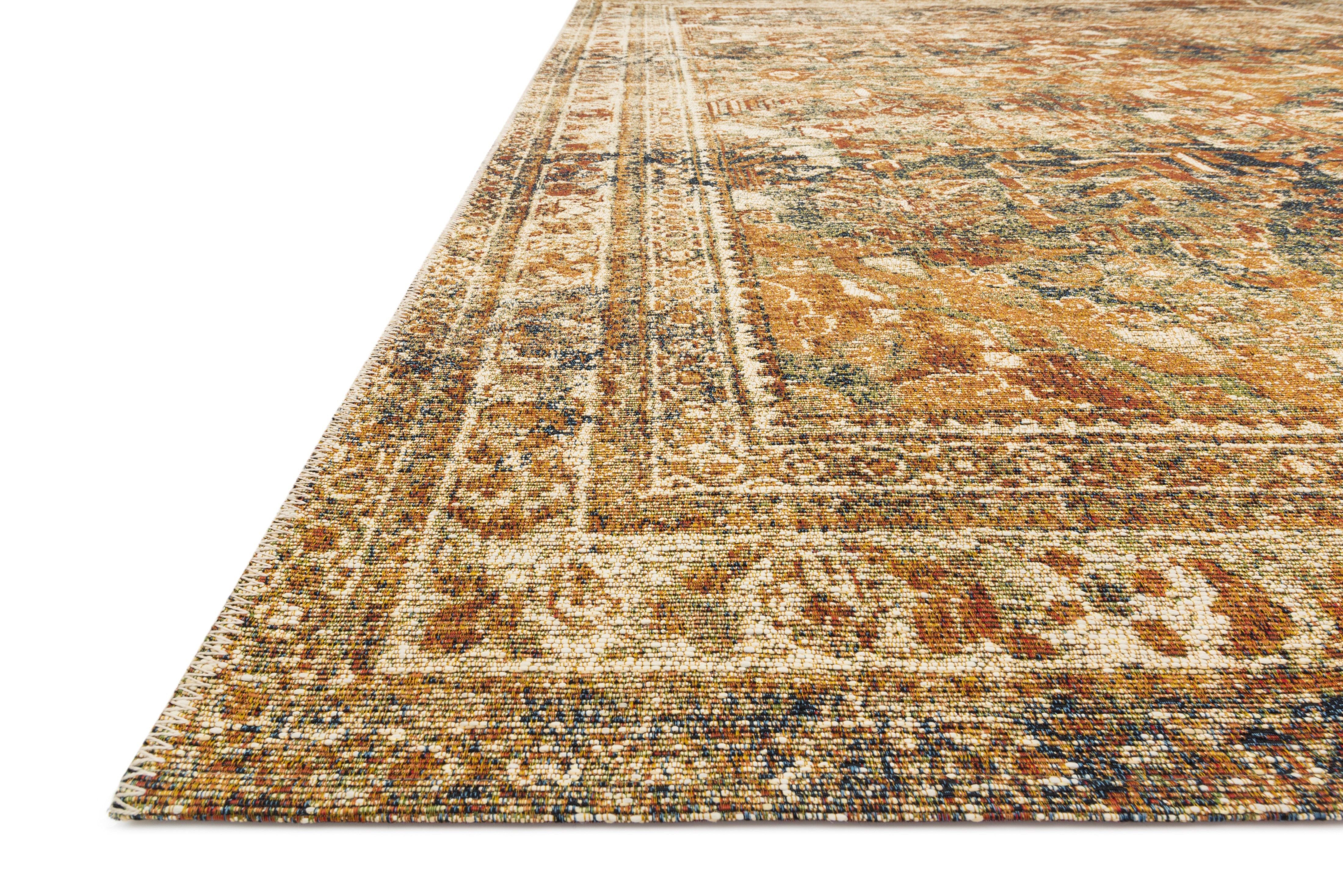 Loloi Sebastian Lagoon / Spice Rug RUGS - synthetic Loloi