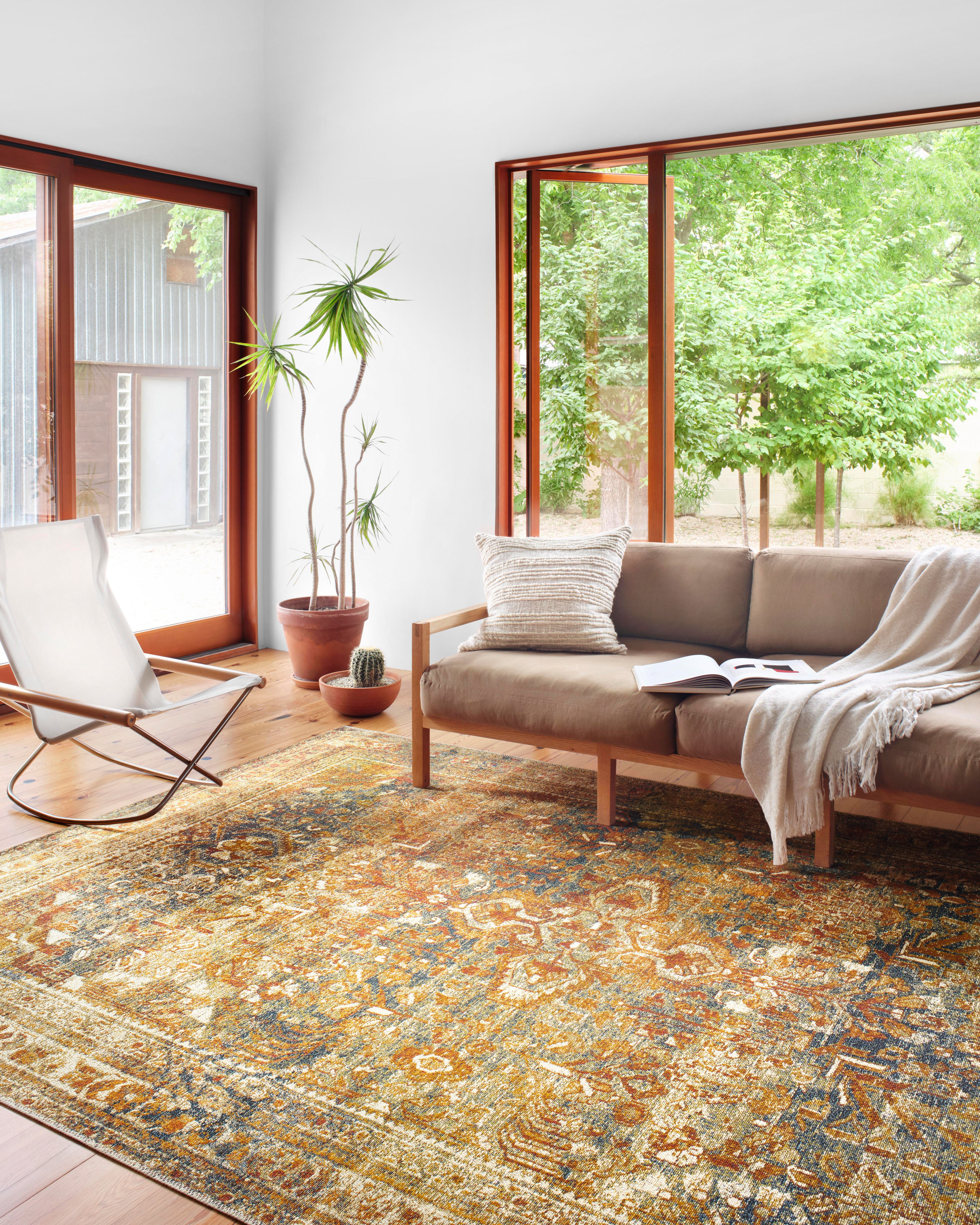 Loloi Sebastian Lagoon / Spice Rug RUGS - synthetic Loloi