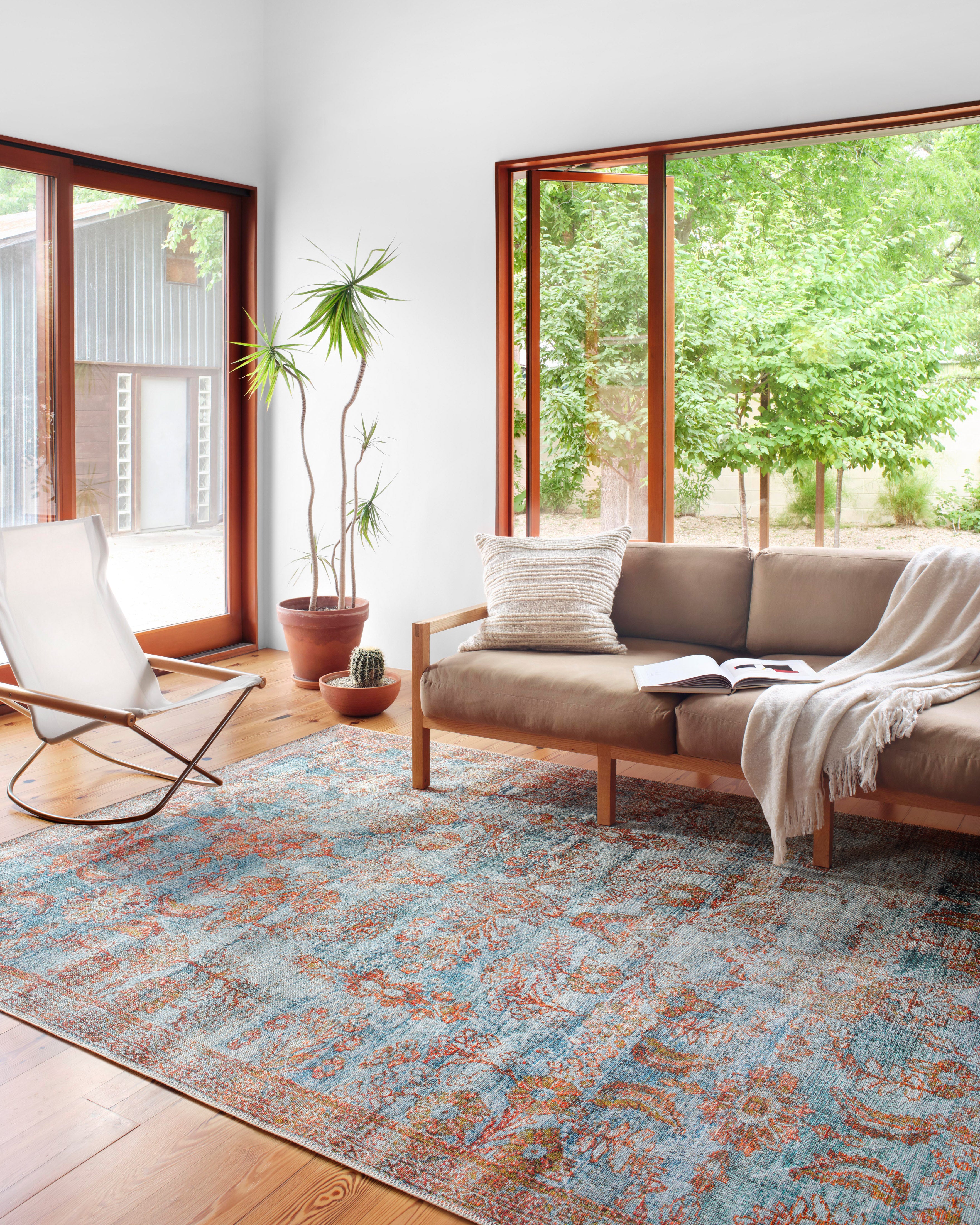 Loloi Sebastian Ocean / Spice Rug RUGS - synthetic Loloi