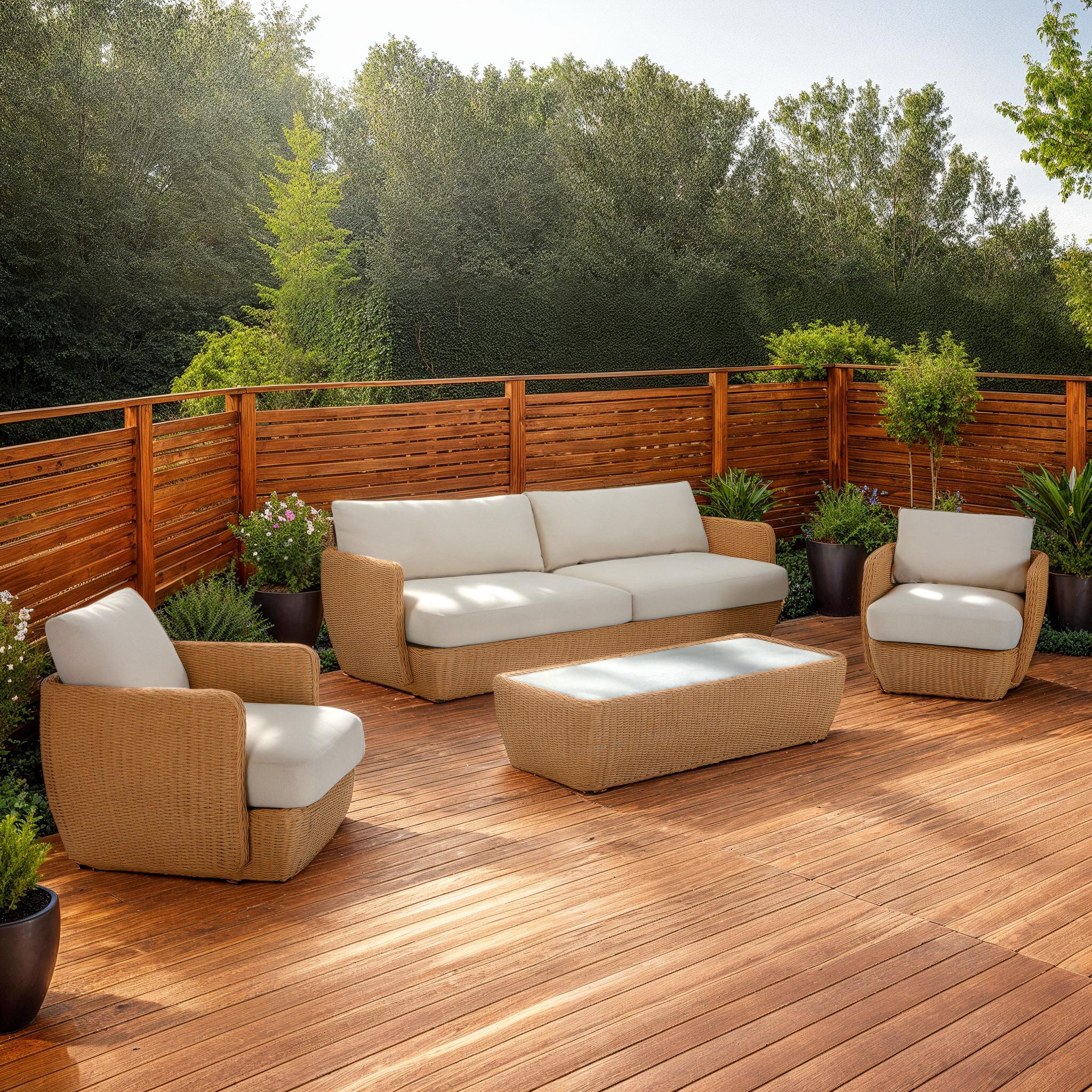 Serene Outdoor Club Chair FURNITURE - club chairs LH IMPORTS