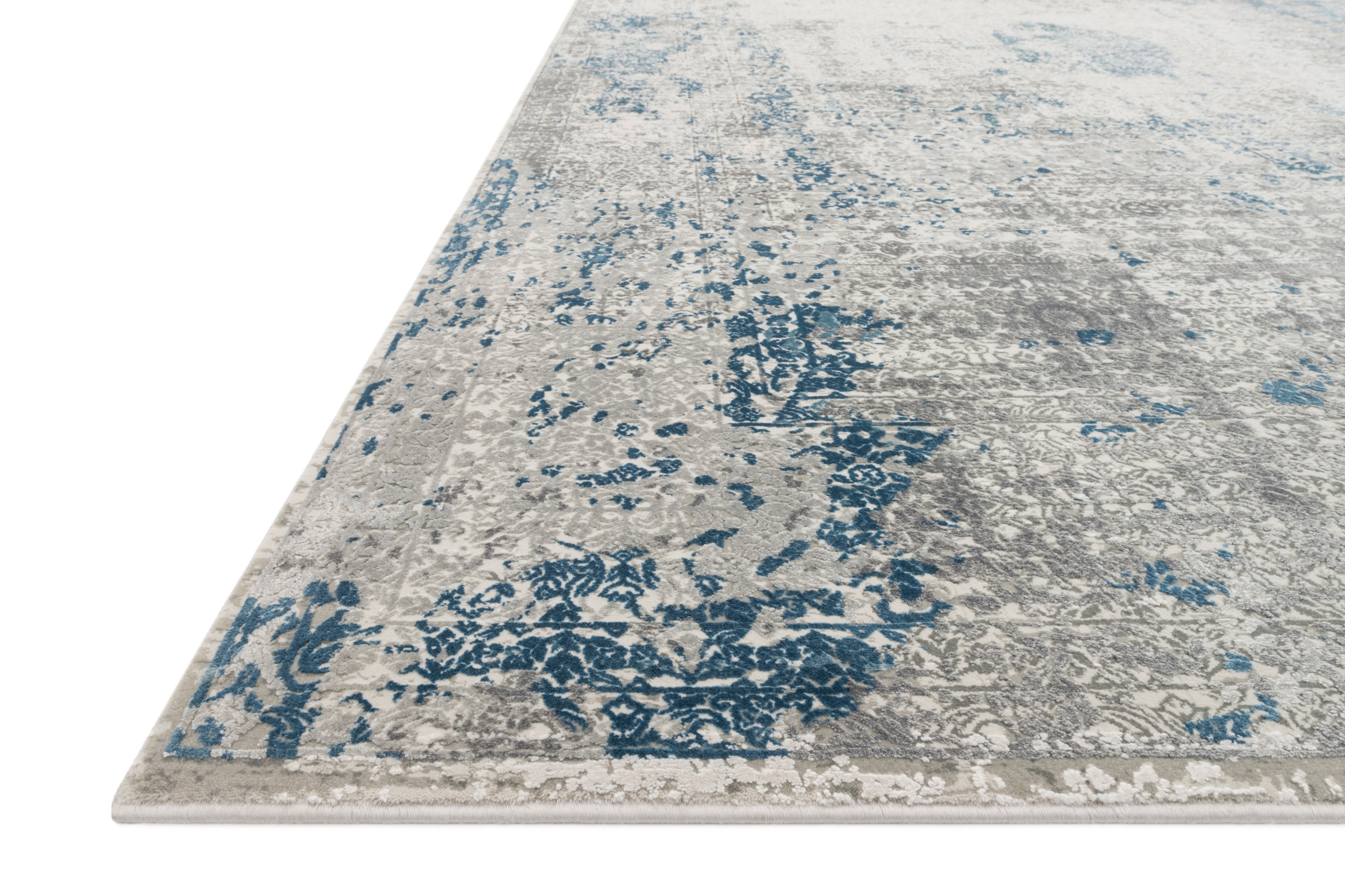 Loloi Sienne Dove / Ocean Rug RUGS - synthetic Loloi